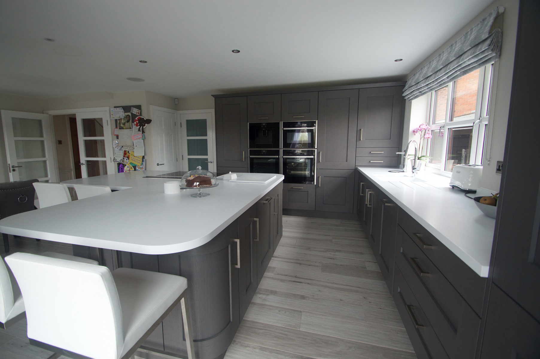 Clonmel Kitchen in Stained Anthracite, Project by Elite Kitchens Manchester